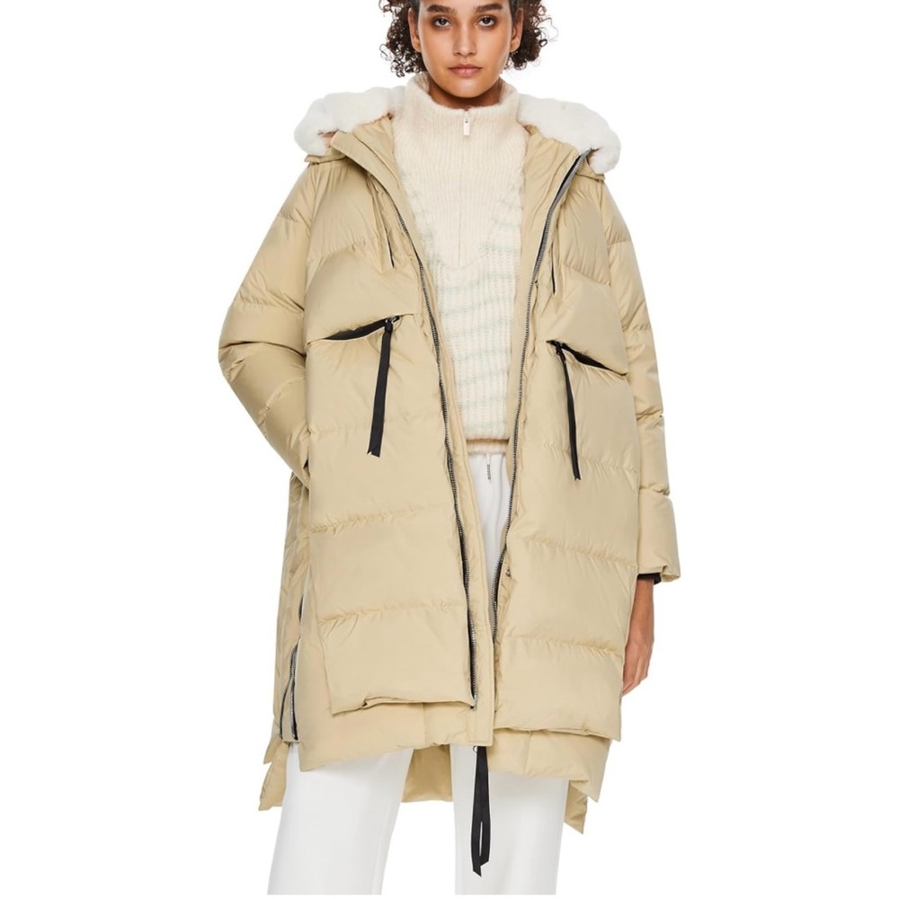 *Internet famous* Orolay Long Down Puffer Jacket Detachable Faux-Fur Collar